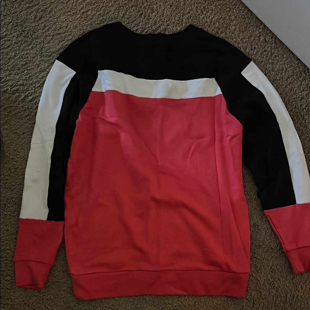 Pink Colorblock Sweatshirt - Picture 2 of 3